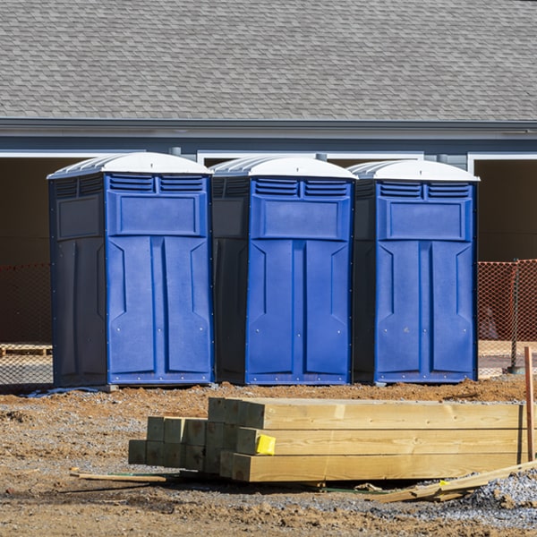 are there any restrictions on where i can place the porta potties during my rental period in Winnfield LA